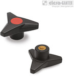 Three-arm knob VB.839/80 B-M10-C6